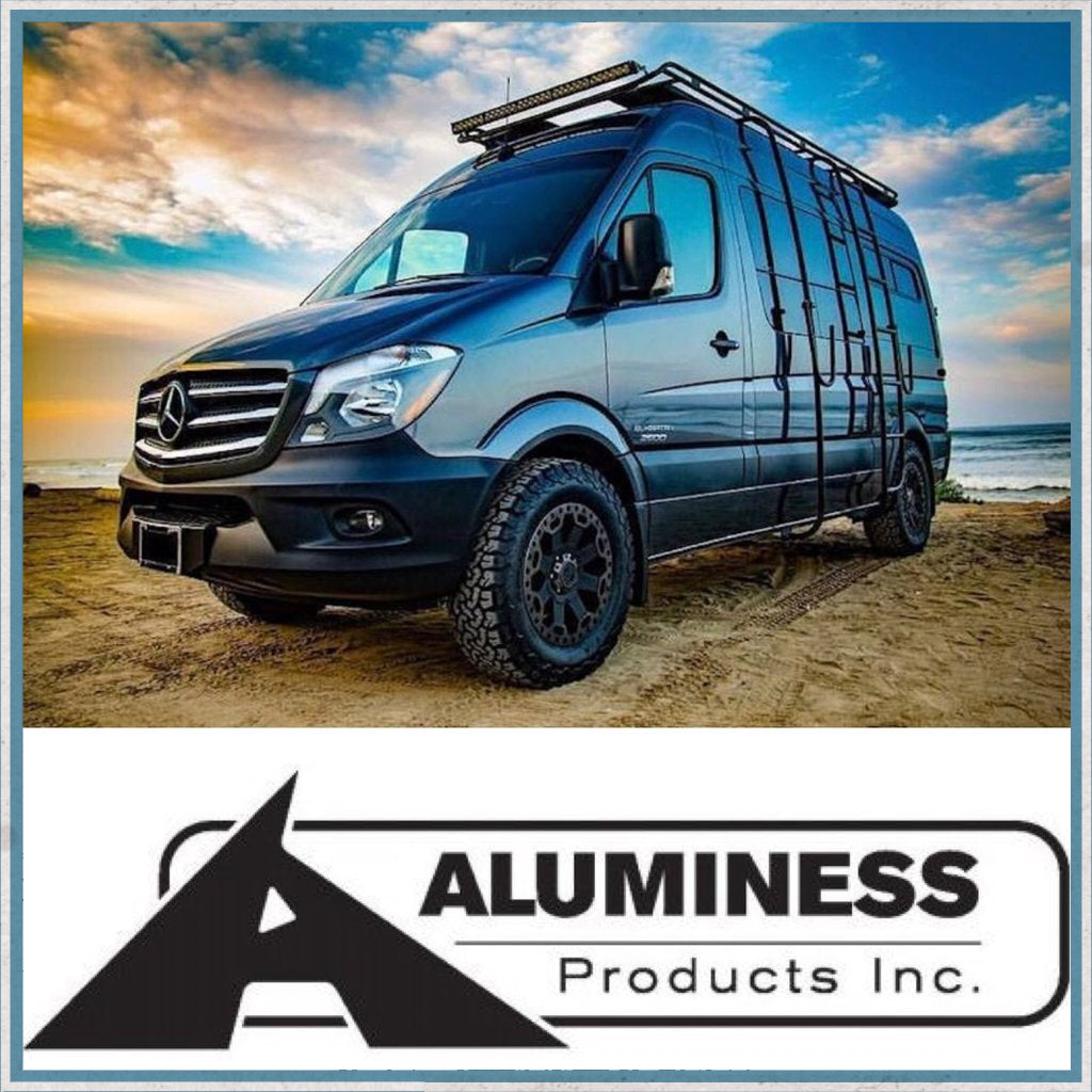 Aluminess Mercedes Benz Sprinter Vw Crafter Roof Rack Ladder