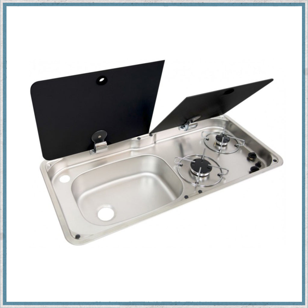 Can Gr1765 Two Burner Hob Sink Combination Unit