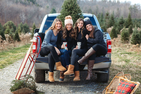 Woolx Models on Truck Tailgate 