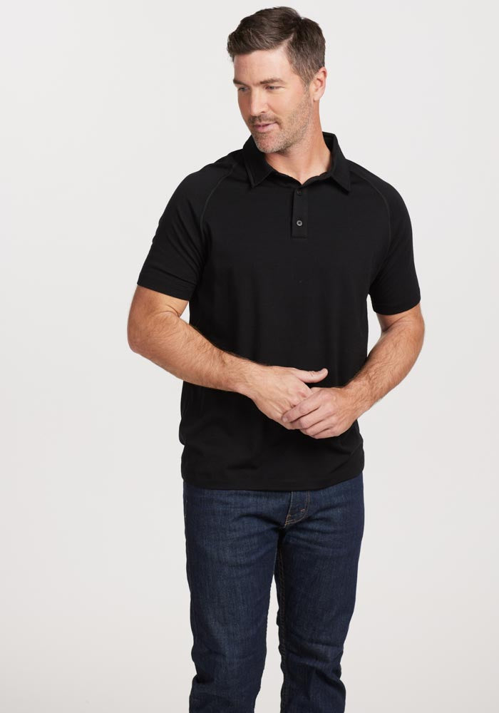 black golf t shirt