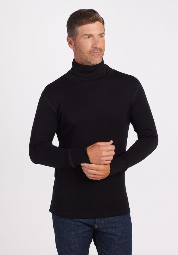 Mens Merino Wool Turtleneck Base Layer Turtleneck Free Shipping Woolx