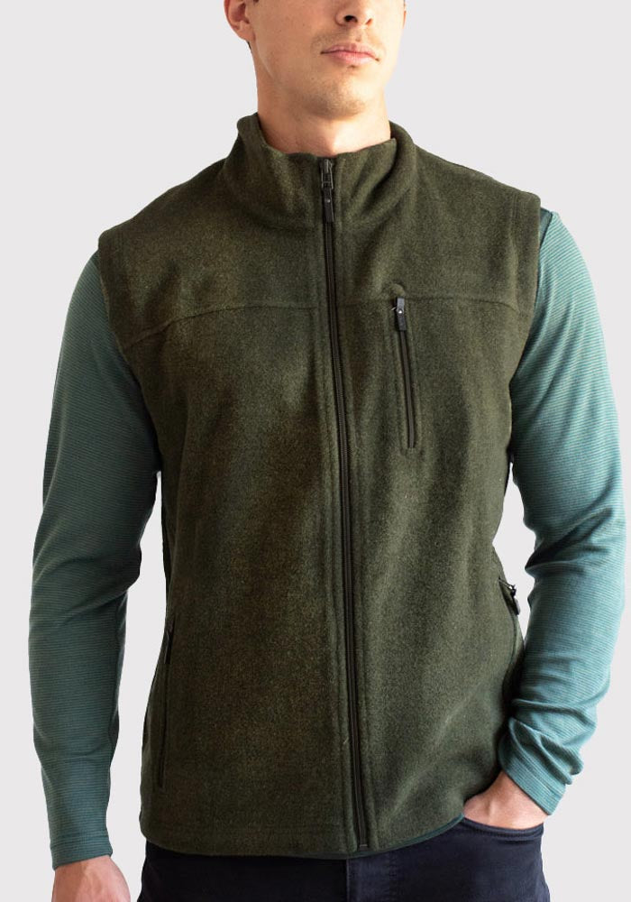 Merino Wool Vest - Outdoors Vest - Free Shipping –