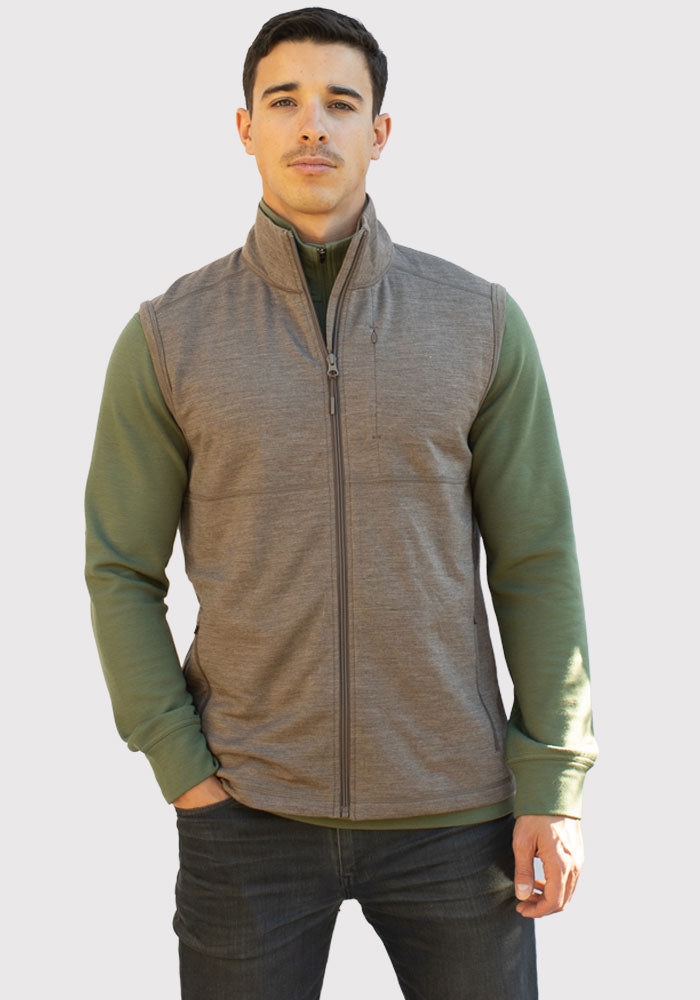 Kan worden berekend Legende attent Mens Merino Wool Zip Up Vest - Warm Wool Vest - Free Shipping – Woolx
