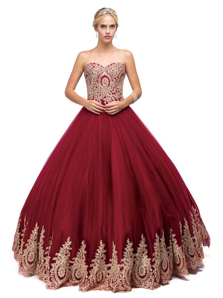 burgundy quinceanera dresses