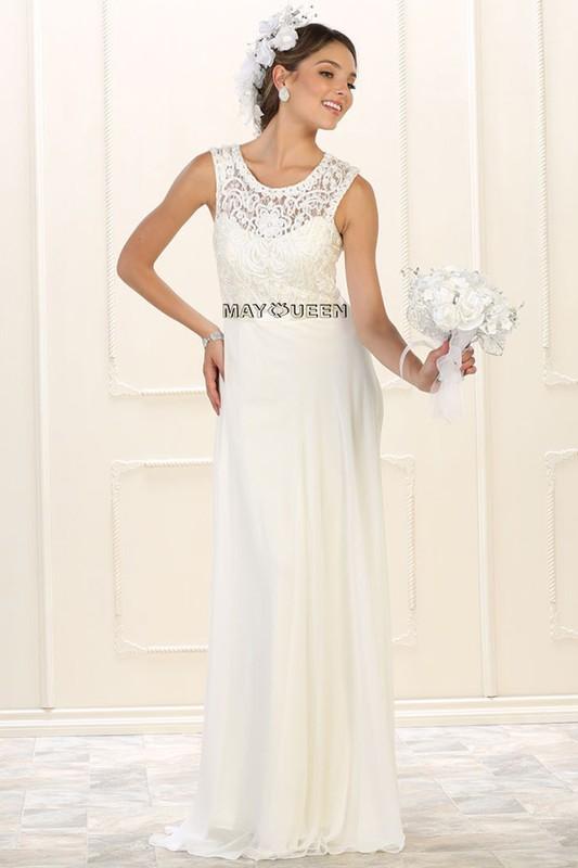 casual chiffon wedding dress