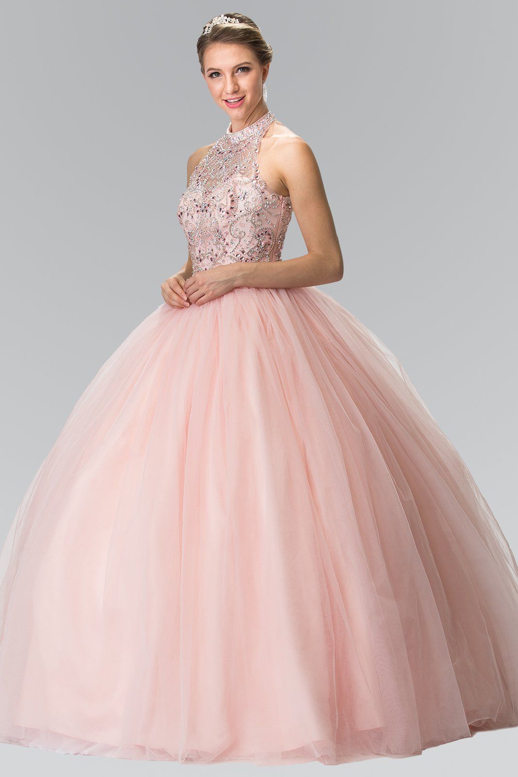 Blush Pink Quinceanera  Dress  GLS 2206 Simply Fab Dress 