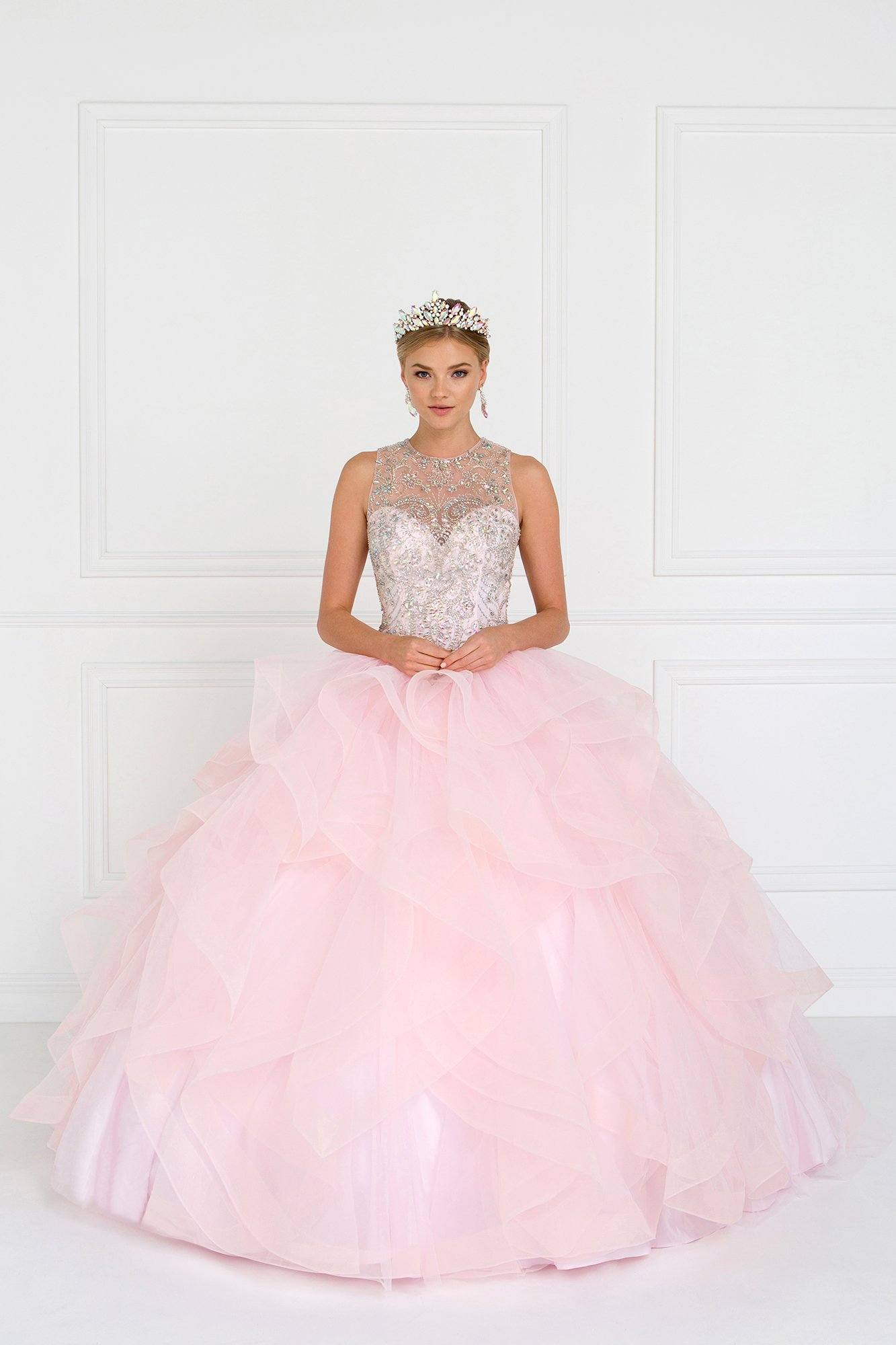blush pink 15 dress