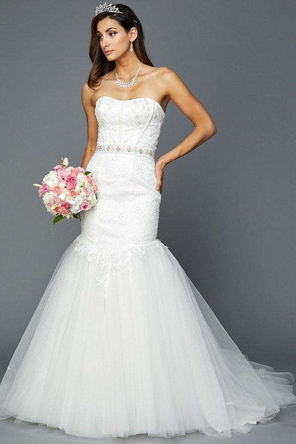 inexpensive mermaid wedding dresses