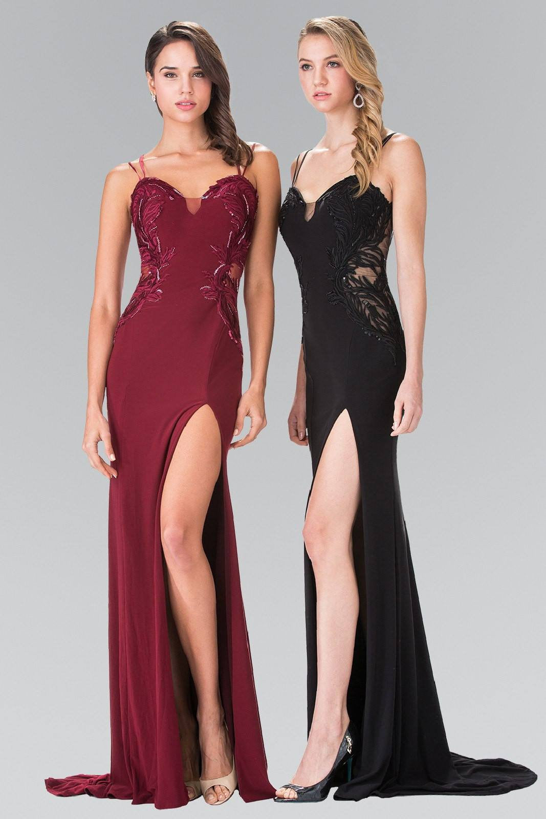 fitted formal gowns