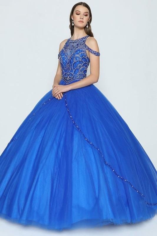 quinceanera royal blue