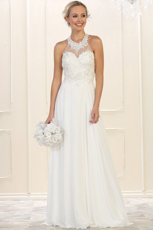 Chiffon Beach Wedding Dress Mq1557 Simply Fab Dress