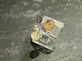 Size 6.5 Amber, Sterling Silver Ring