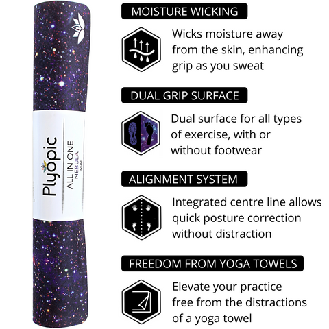 Plyopic All-in-One-Yogamatte Nebula