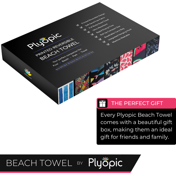 Plyopic Microfiber Beach Towel - Watermelon