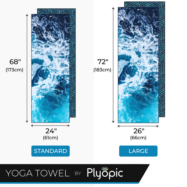 Plyopic Yoga Mat Towel - Pacific