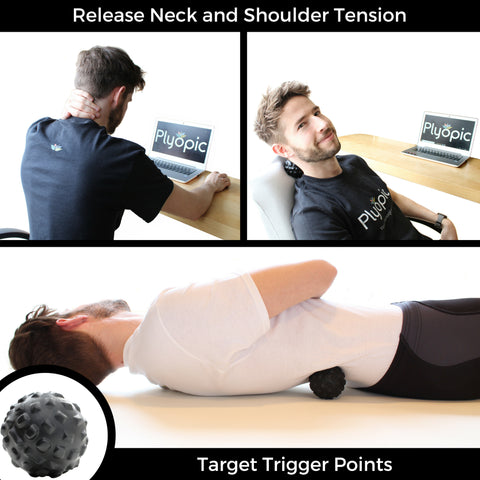 Lösen Sie Nacken- und Schulterverspannungen und zielen Sie auf Triggerpunkte