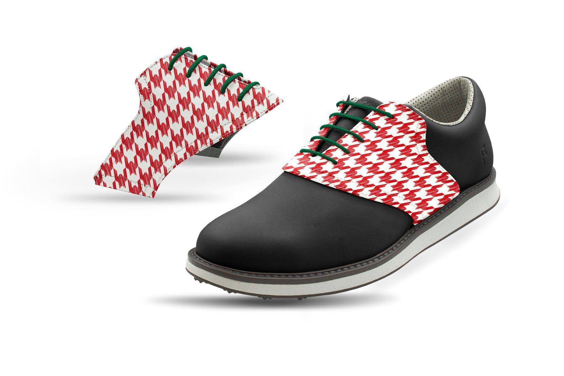 houndstooth shoe laces