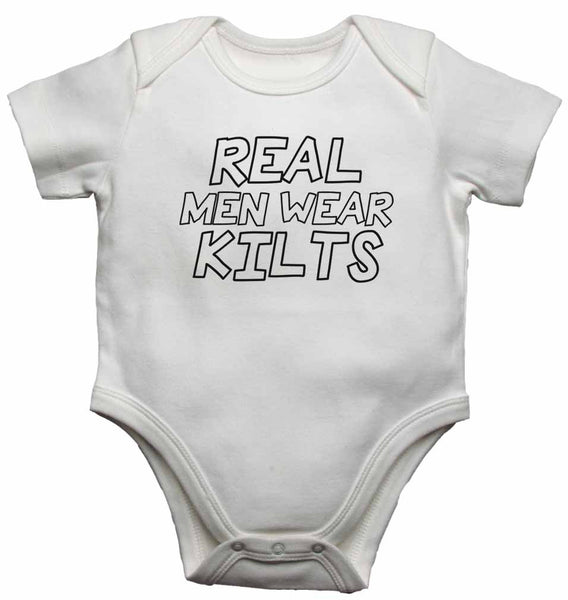 Real Men Wear Kilts - Baby Vests Bodysuits for Boys, Girls 0