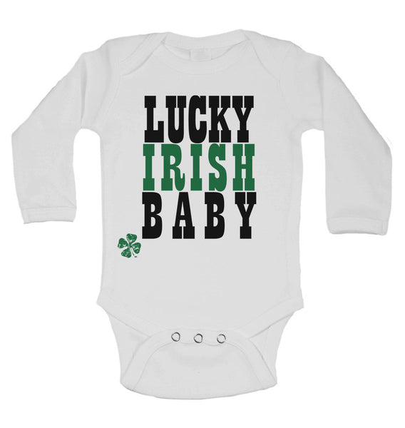 Lucky Irish Baby Long Sleeve Baby Vests 0
