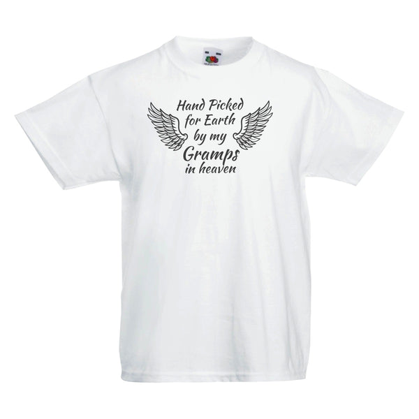 Hand Picked for Earth by My Gramps in Heaven - Baby T-shirts 0