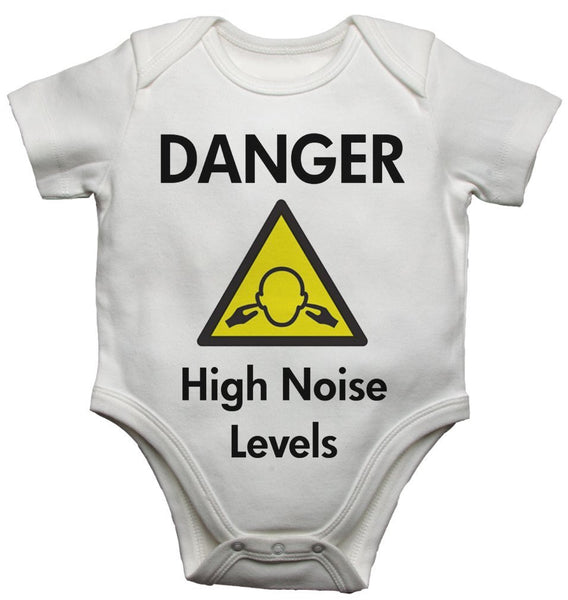 Danger High Noise Levels Baby Vests Bodysuits 0