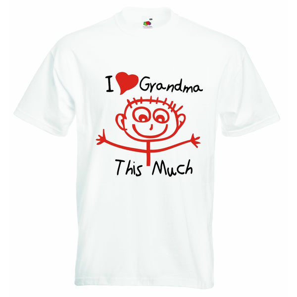 I Love Grandma This Much Baby T-shirt 0