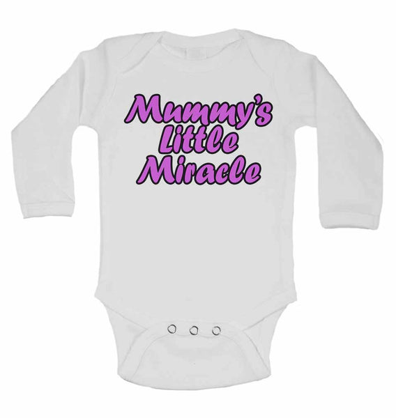 Mummys Little Miracle - Long Sleeve Baby Vests 0