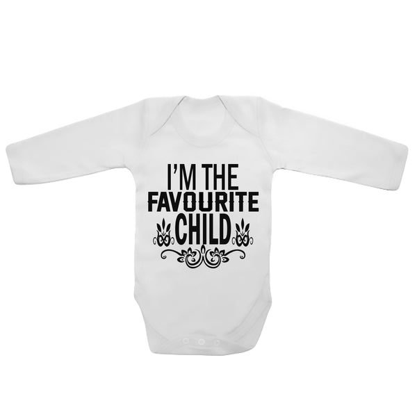 Im The Favourite Child - Long Sleeve Baby Vests 0