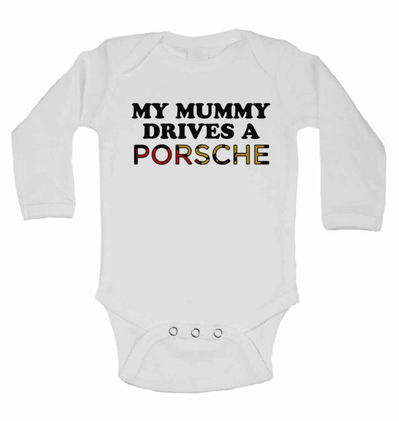 My Mummy Drives A Porsche - Long Sleeve Vests 0