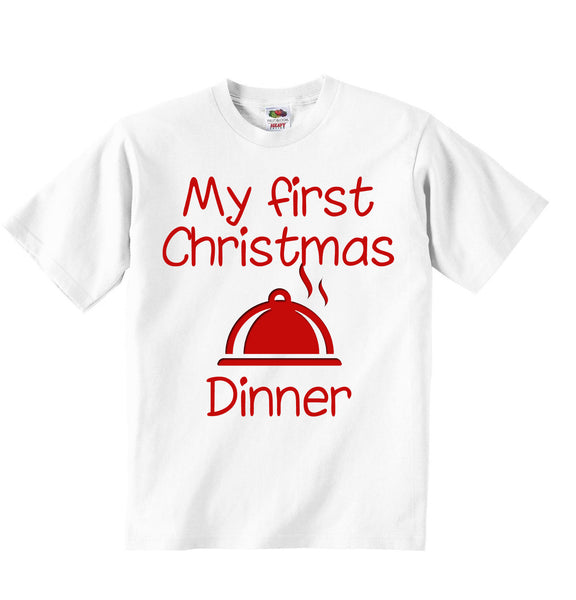 My First Christmas Dinner - Baby T-shirt 0