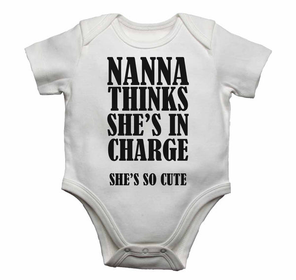 Nanna Thinks She Is In Charge Shes So Cute - Baby Vests 0