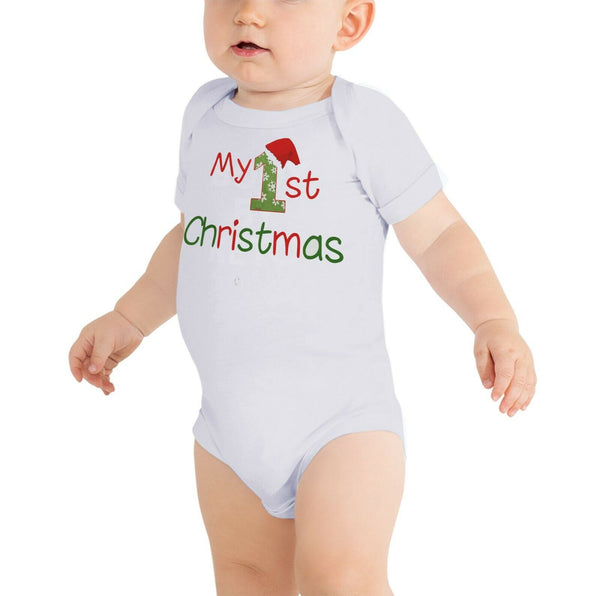 My 1st Christmas Baby Vests Bodysuits 2