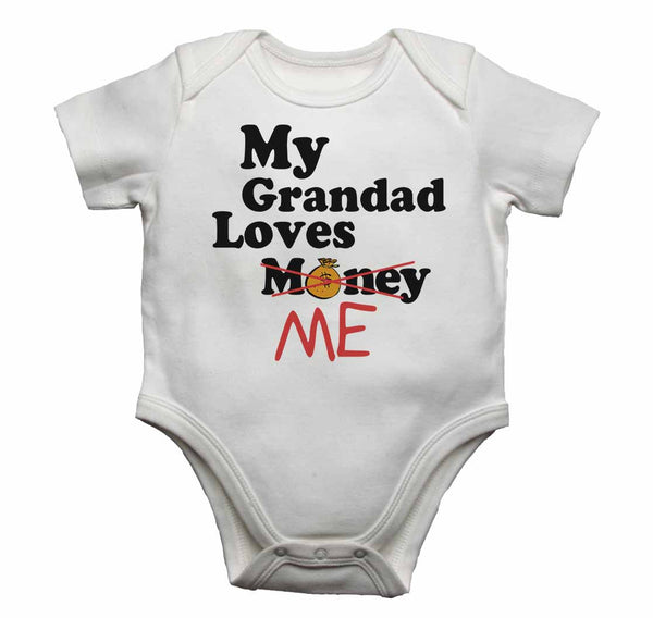 My Grandad Loves Me not Money - Baby Vests 0