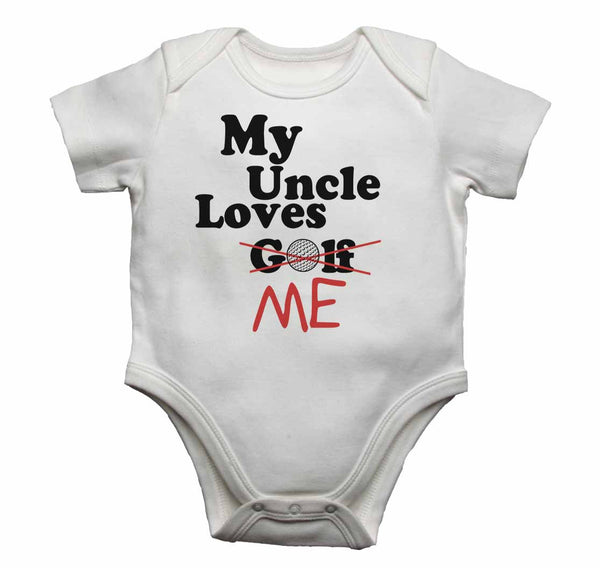My Uncle Loves Me not Golf - Baby Vests 0