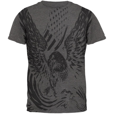 Screaming Eagle American Flag Mens Soft T Shirt – AnimalWorld.com