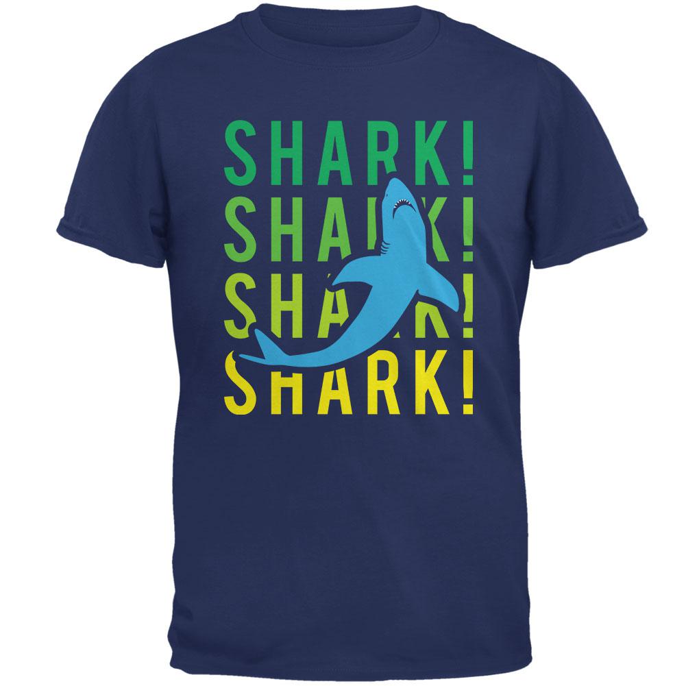 Shark Stacked Repeat Mens T Shirt – AnimalWorld.com