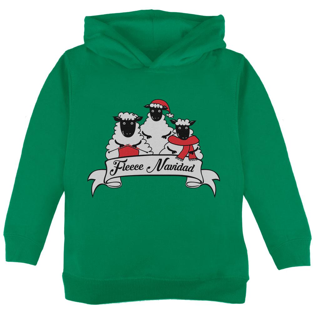 Christmas Sheep Feliz Fleece Navidad Toddler Hoodie