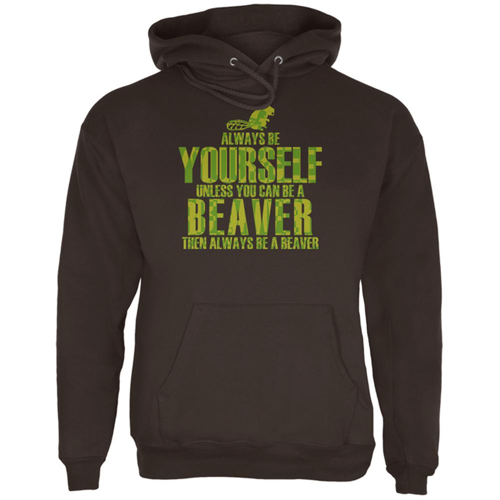 Always Be Yourself Beaver Mens Hoodie