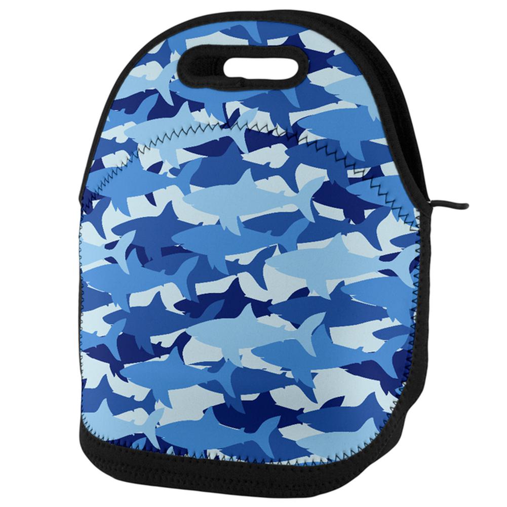 Shark Camo Lunch Tote Bag