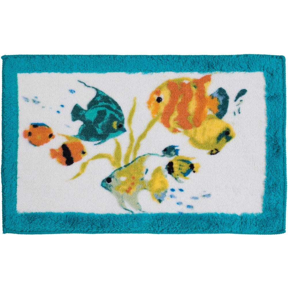 fish bath mat