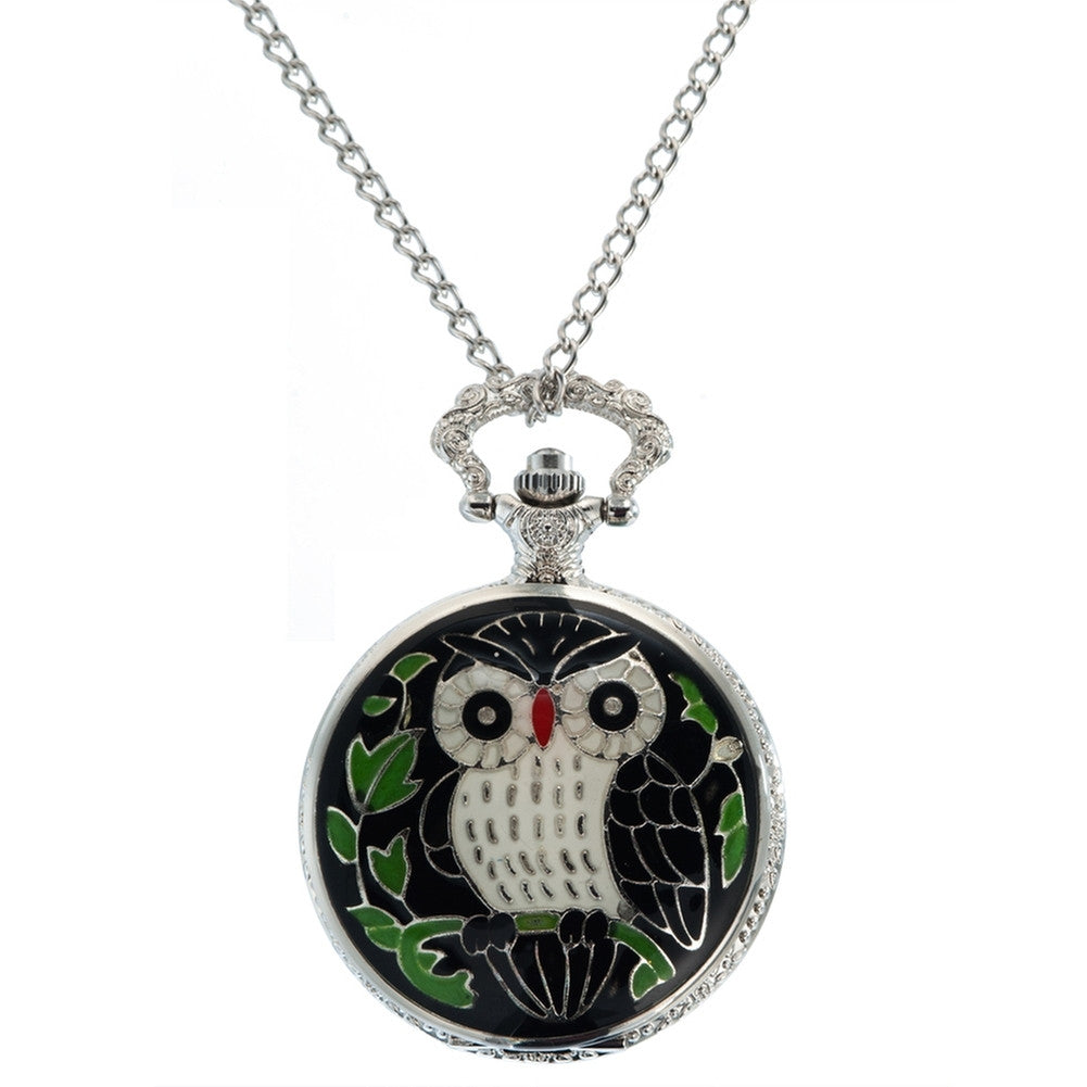 Owl Watch Necklace