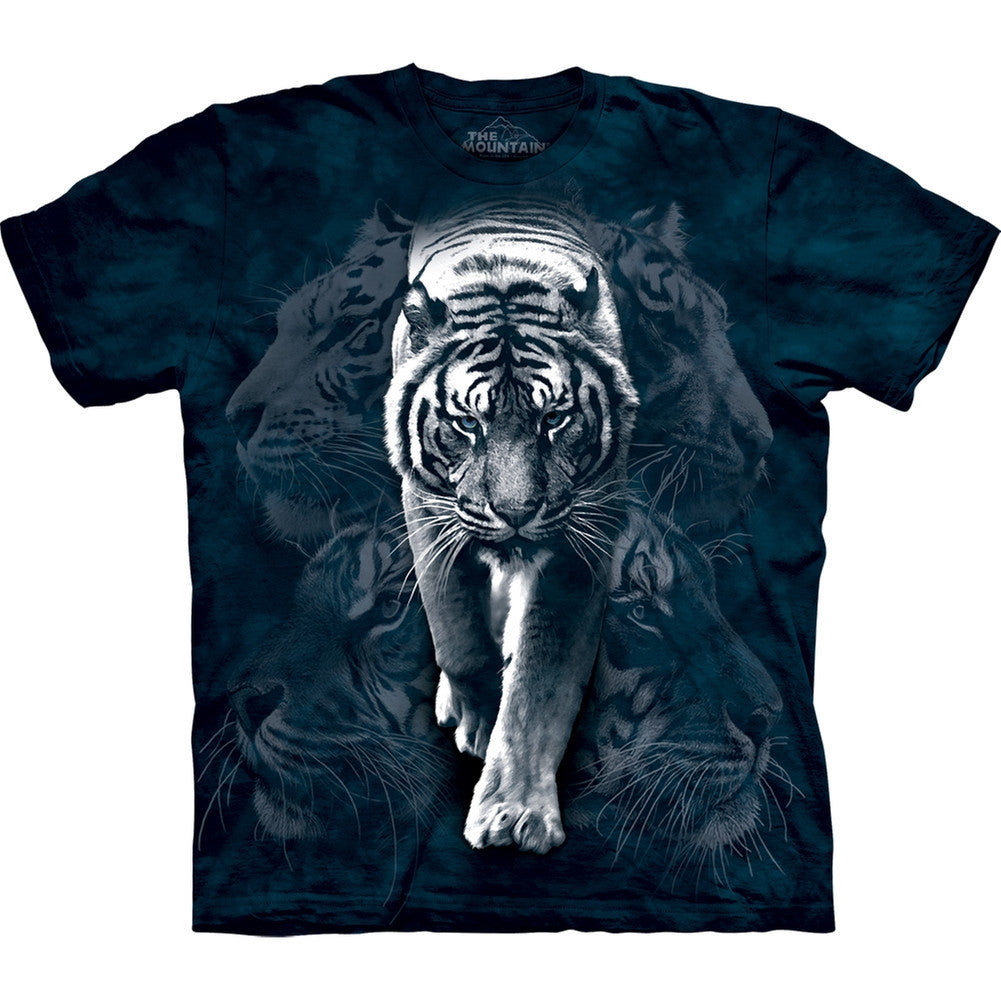White Tiger Stalking Kids T-Shirt – AnimalWorld.com