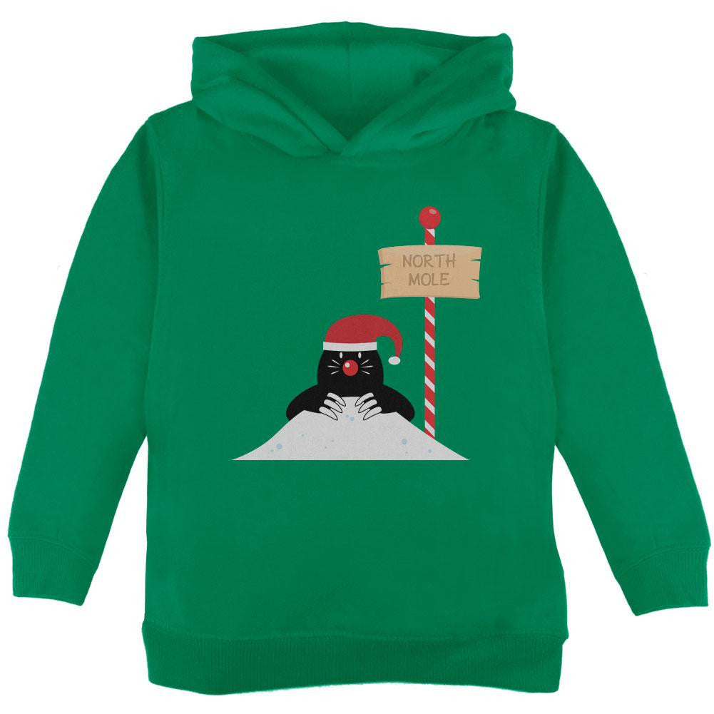 Christmas The North Mole Pole Green Toddler Hoodie