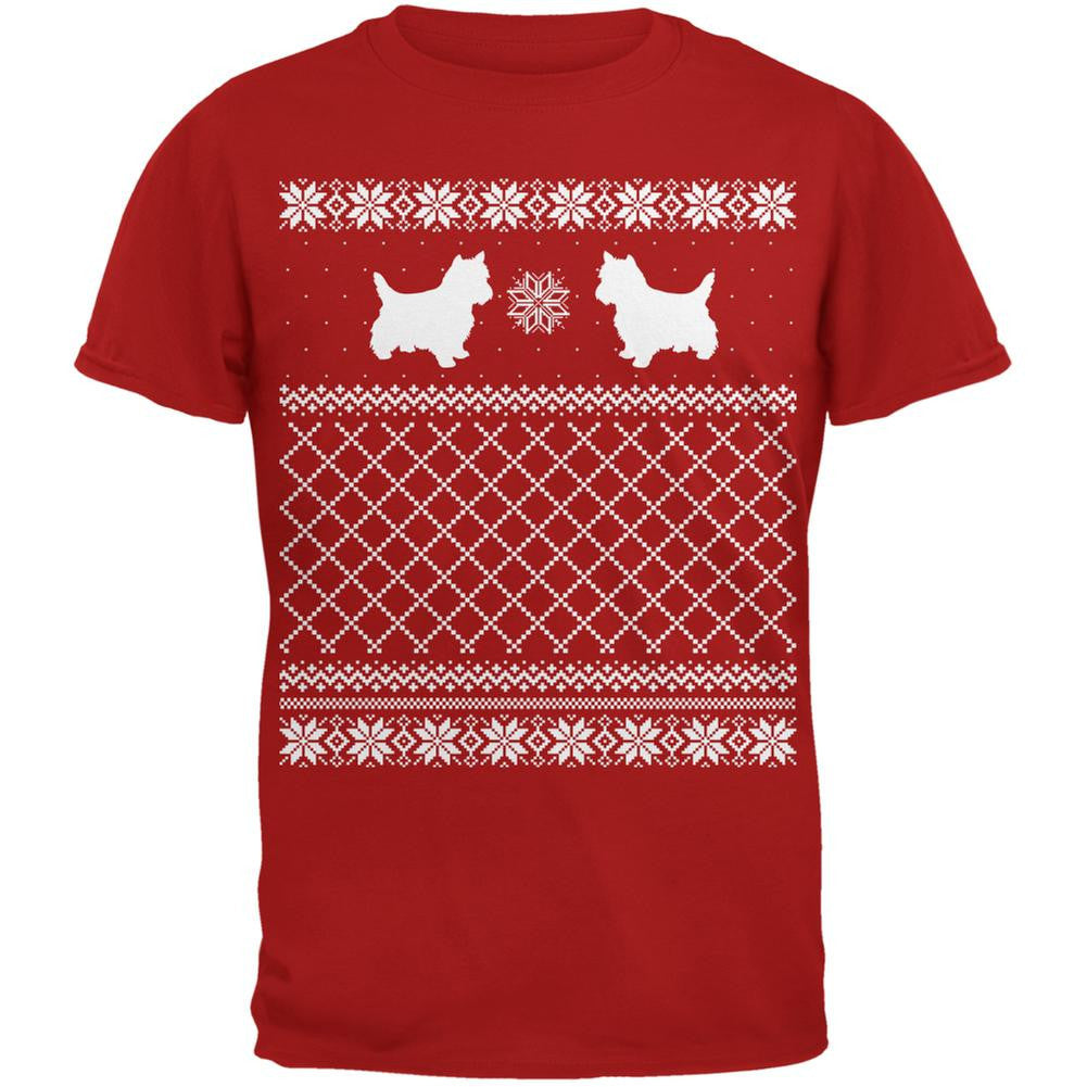 yorkie christmas sweater