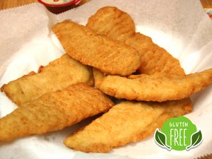 Gluten-Free Chicken Strips, Breaded, Fully Cooked