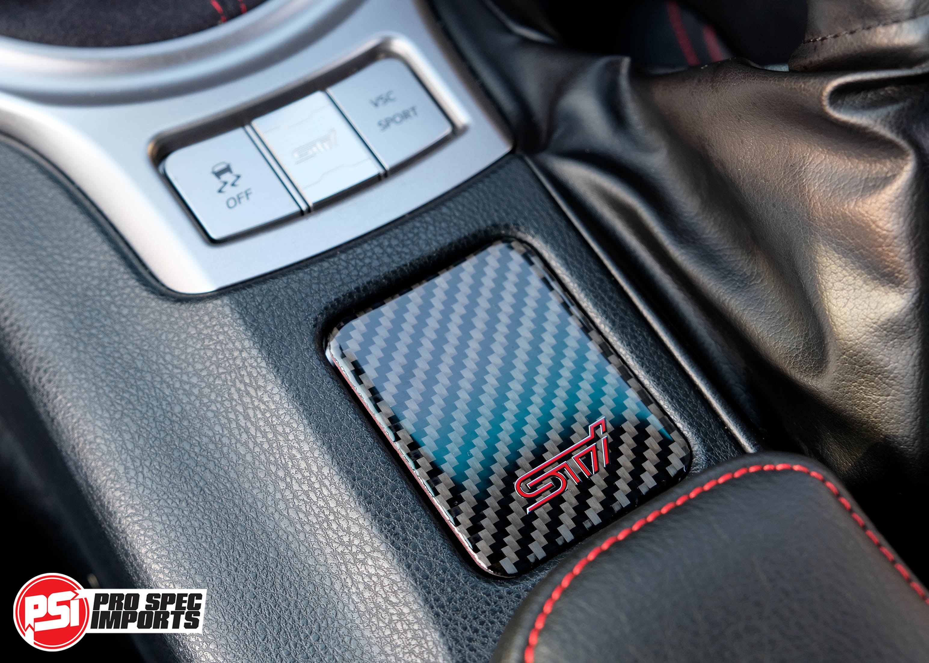 Subaru Brz Limited Sti Style Carbon Fiber Center Console Plate