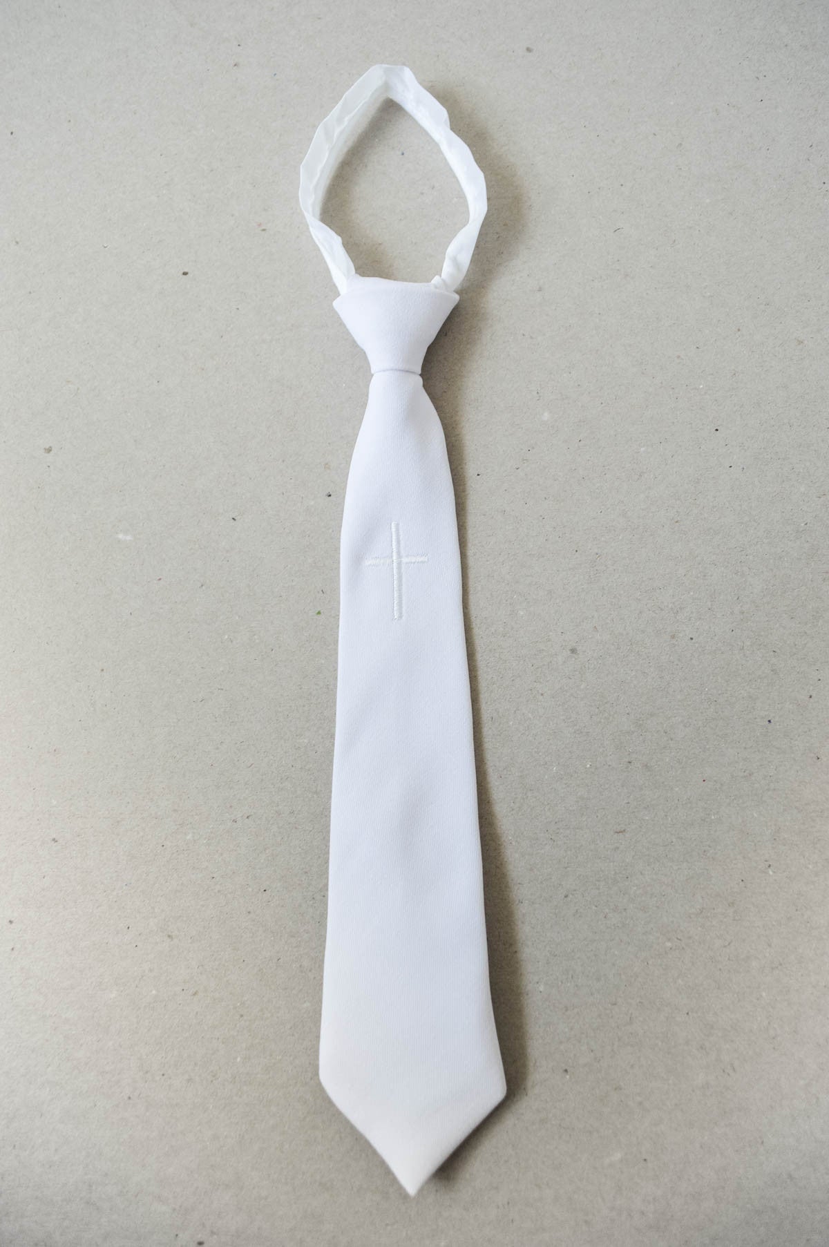 white tie for first communion