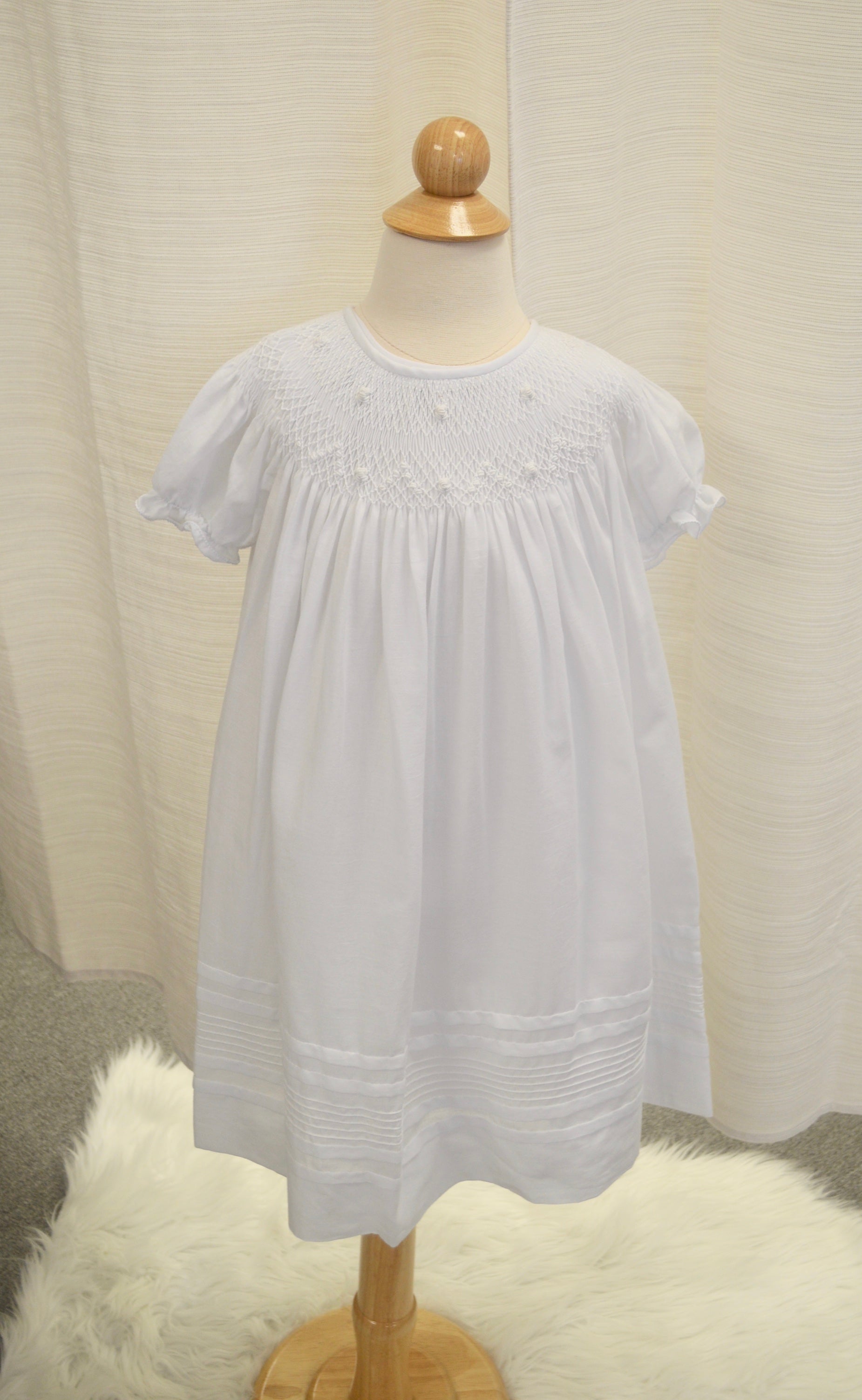 smocked bishop dress