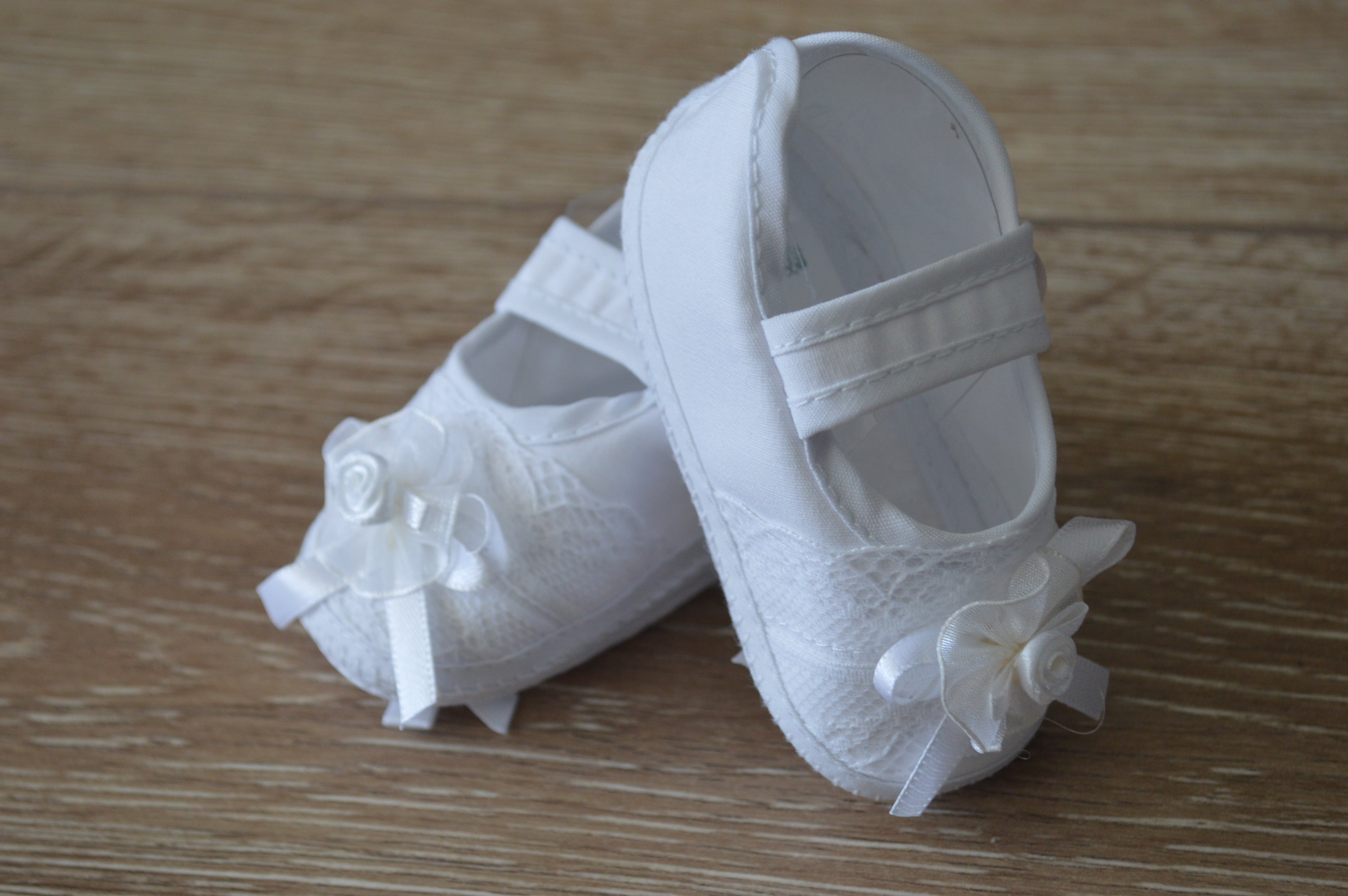 infant girl christening shoes