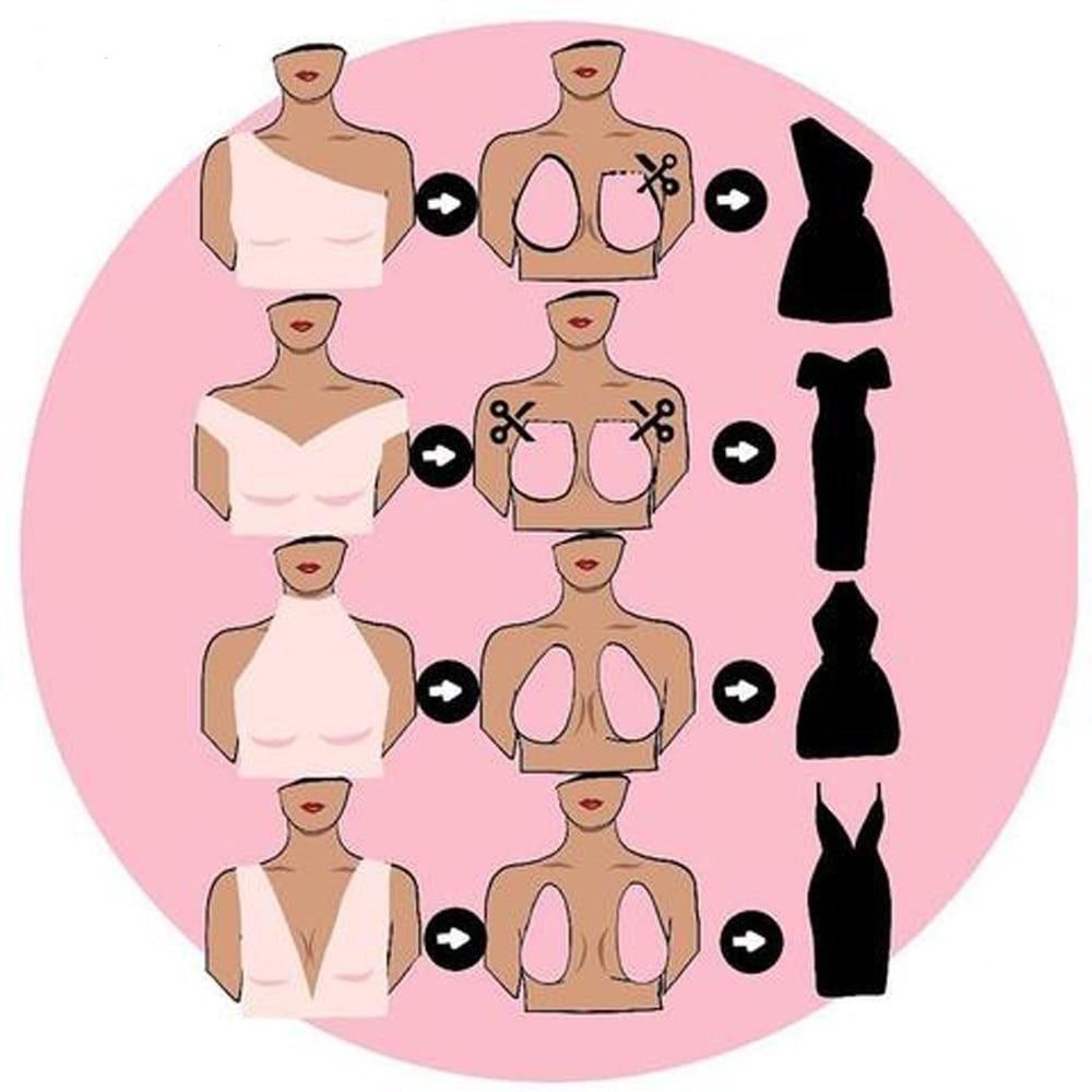 tape bra to dress